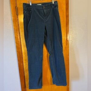 Coldwater Creek Dark Teal Corduroy Pants